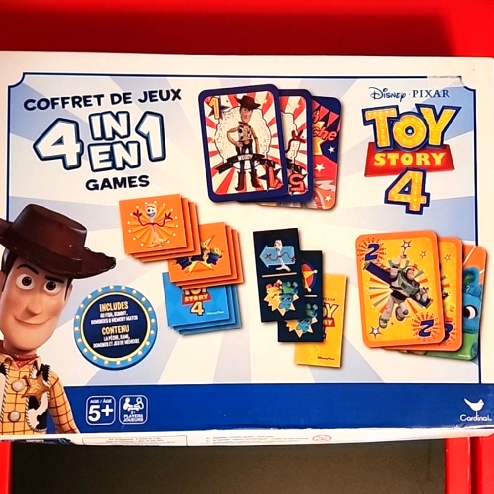 Disney. PIXAR Toy Story 4 Coffret De Jeux 4 in 1 Games